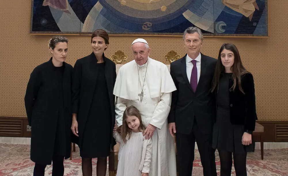 Francisco junto a Macri