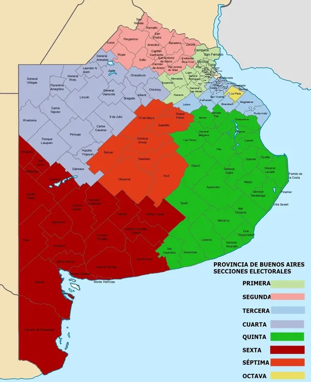 Secciones Electorales - Provincia de Buenos Aires Secciones Electorales - Provincia de Buenos Aires