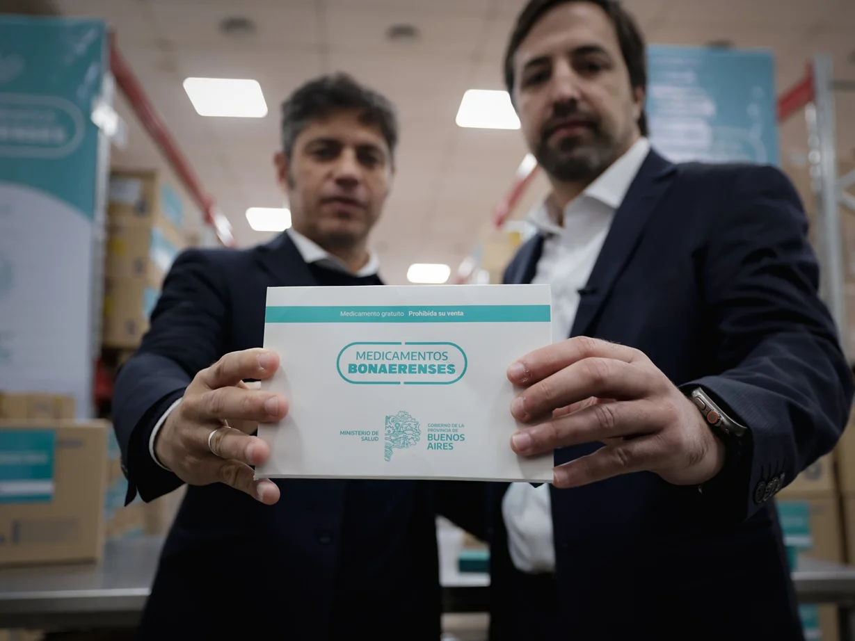 Kicillof y Kreplak - Medicamentos bonaerenses