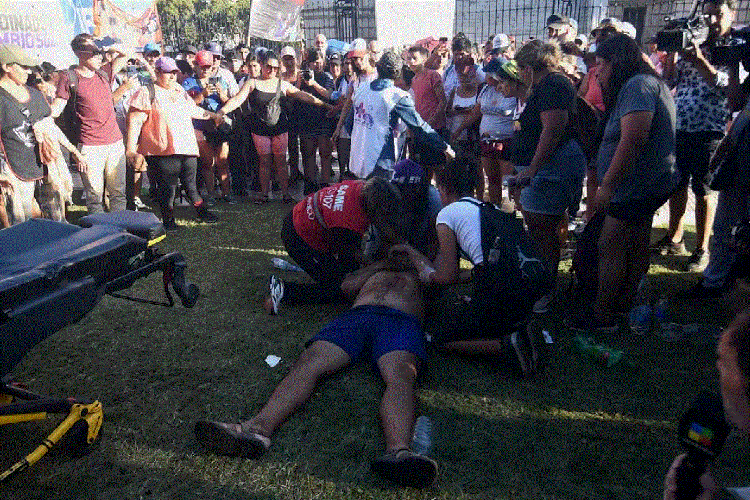 La Bancaria repudió los hechos violentos en inmediaciones del Congreso.