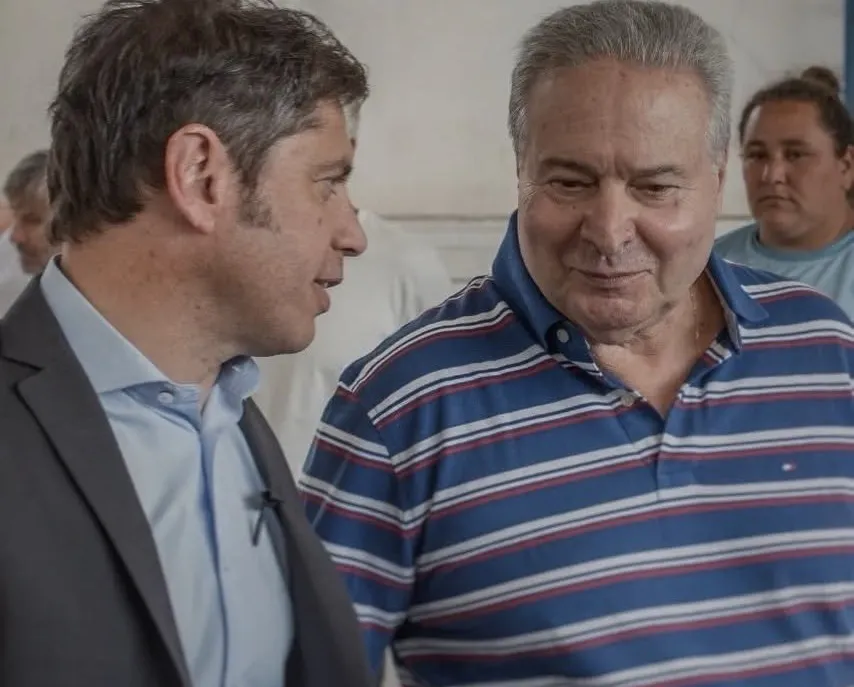Ricardo Alessandro junto a Axel Kicillof
