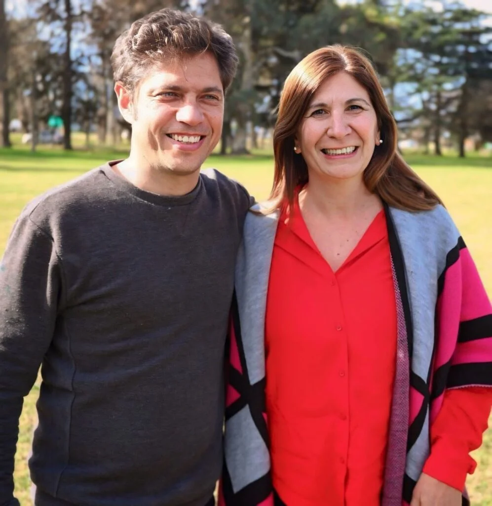 Axel Kicillof y Viviana Guzzo