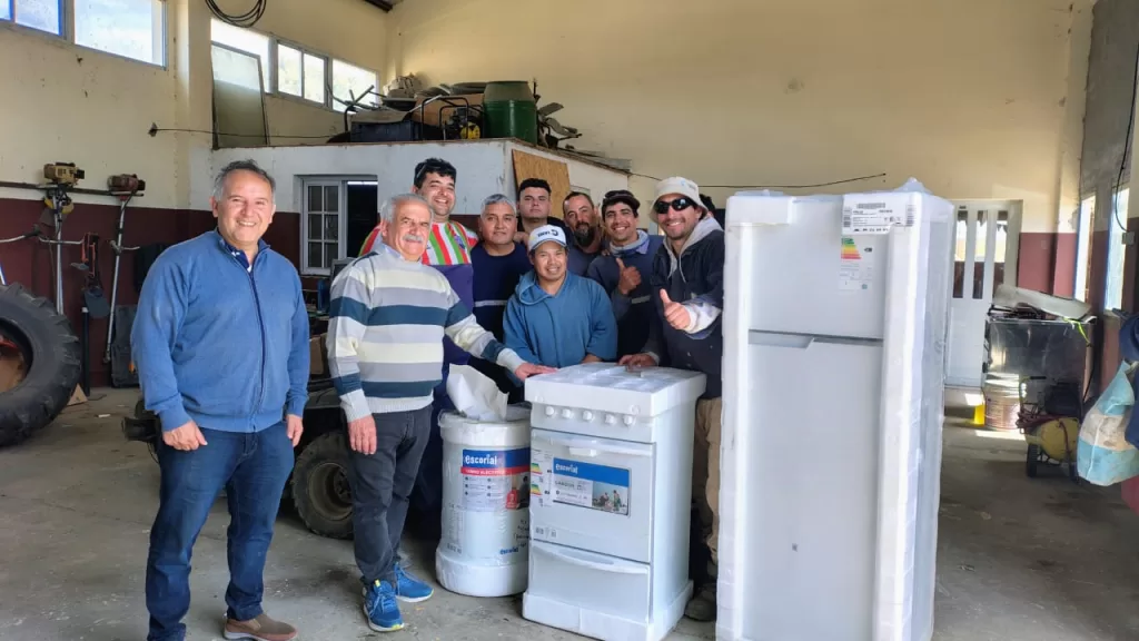 El intendente Marino visitó San Blas y supervisó diversas tareas municipales