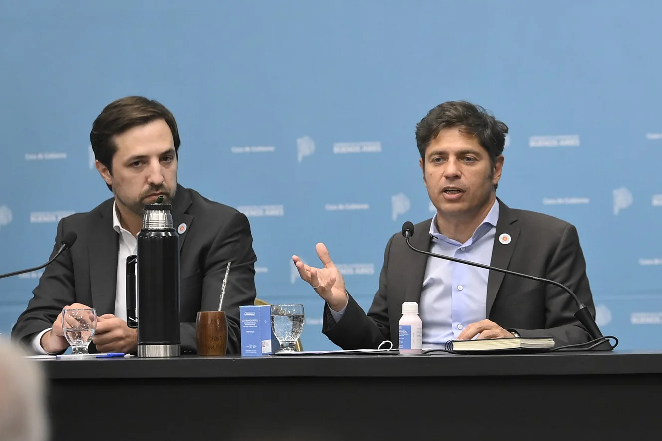Kreplak y Kicillof en el lanzamiento del programa Medicamentos Bonaerenses