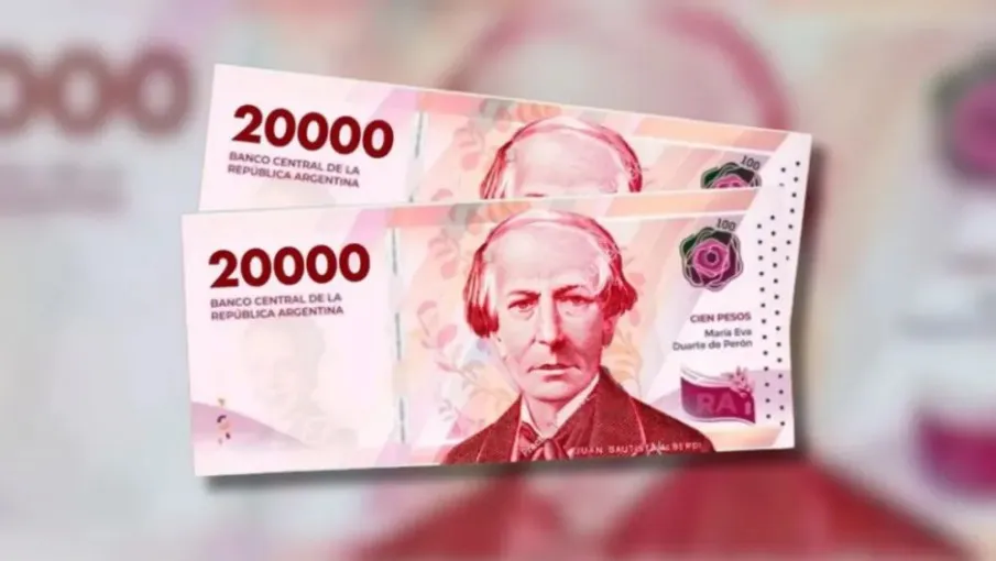 Billetes de 20 mil pesos comenzarán a distribuirse en los bancos a partir de la tercera semana de octubre.