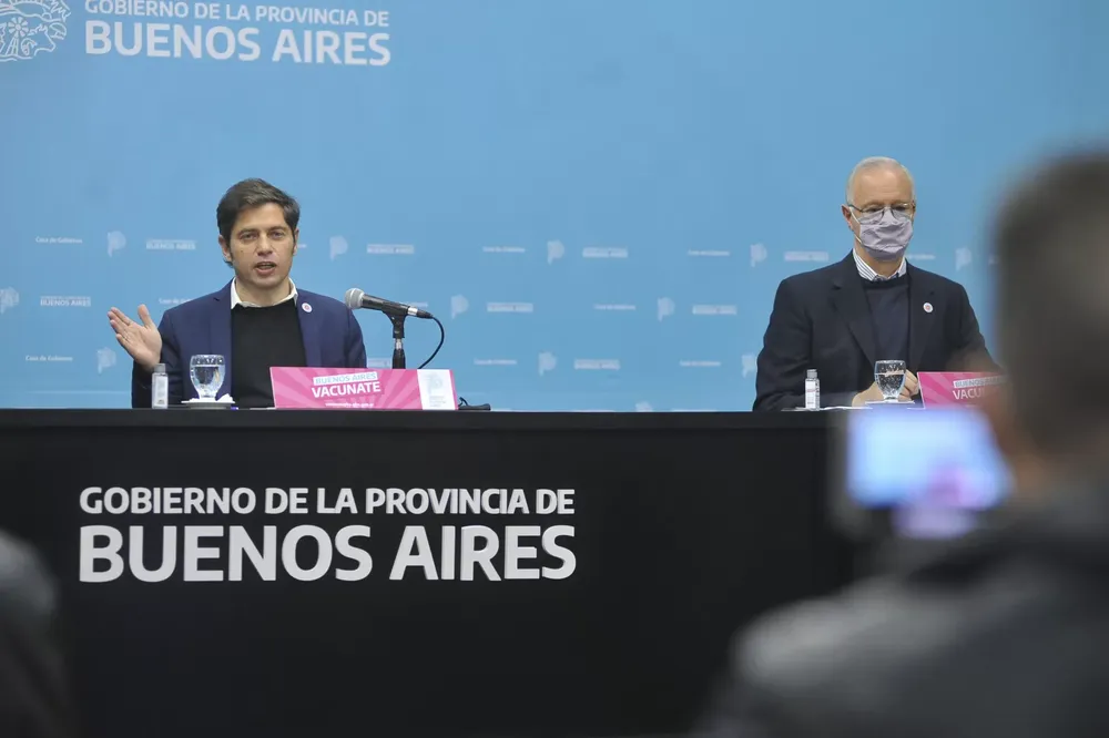 Kicillof anunció vacunación libre para mayores de 45 años y la puesta en marcha de jornadas provinciales de vacunación