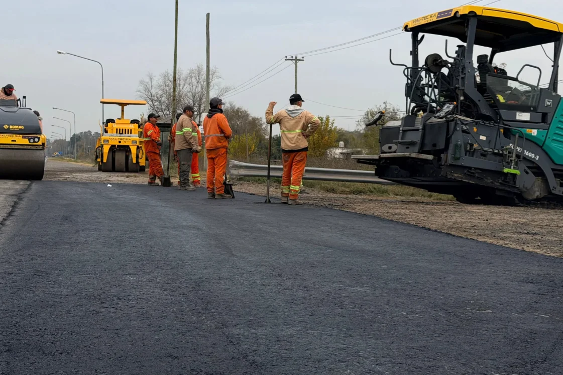 Avanzan las obras en Exaltación de la Cruz.