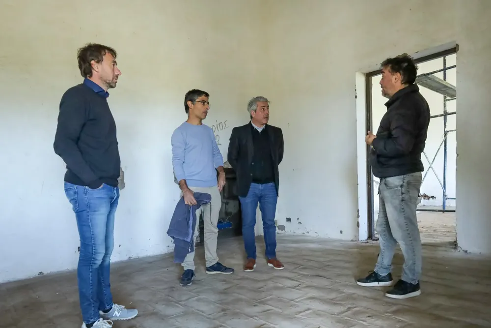 Martínez supervisó las obras de restauración del Reducto Fortificado 2