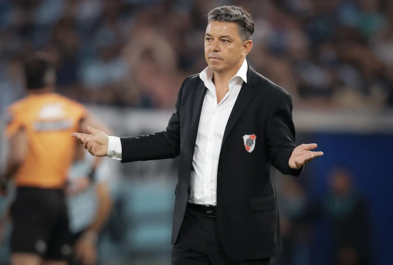 Gallardo, autocrítico tras la derrota ante Racing.