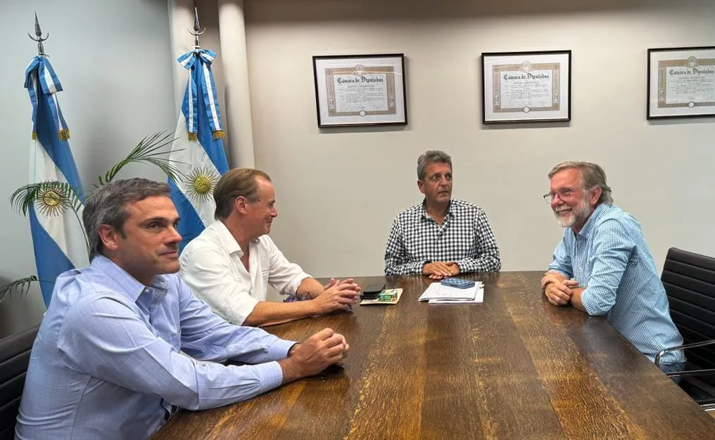 Sergio Massa y Gustavo Bordet