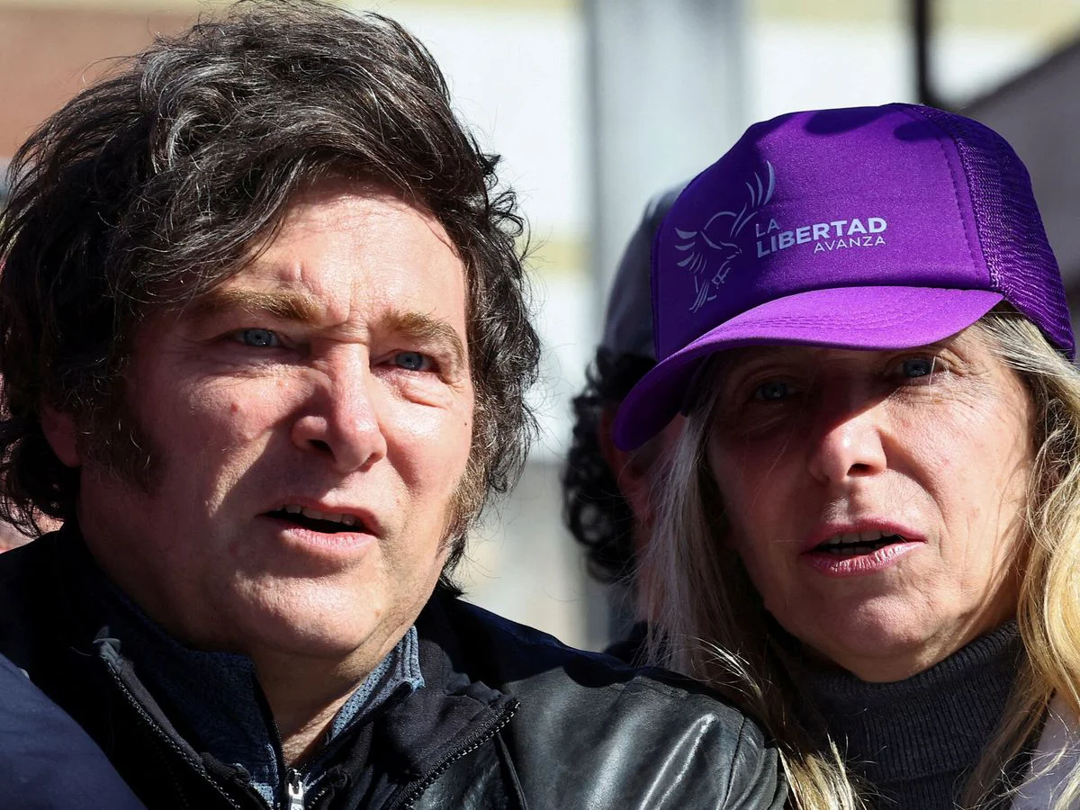 Javier y Karina Milei