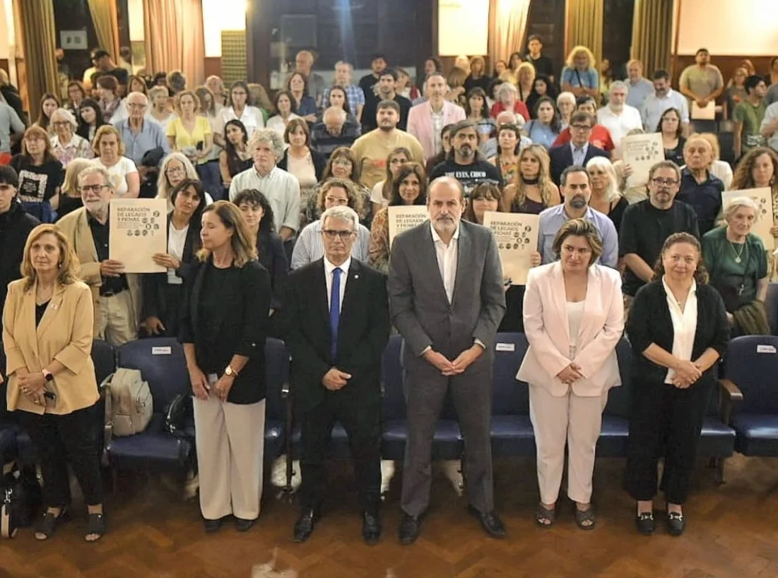 Acto reparación de legajos