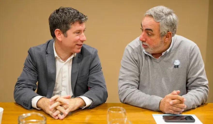 Domenichini y Fernández, dirigentes de la UCR bonaerense