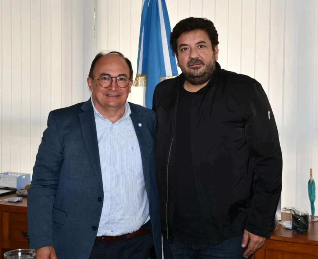 El intendente Salomón se reunió con el ministro de Justicia bonaerense Martín Mena