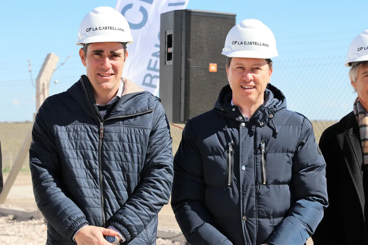 Bevilacqua inauguró el Parque Eólico “La Castellana” junto a Iguacel