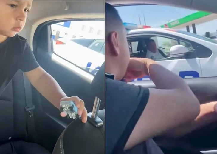Un papá se complota con la Policía para que su hijo haga caso