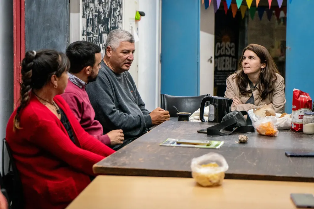 Mariel Fernández se reunió con dirigentes del Movimiento Evita de Mar del Plata