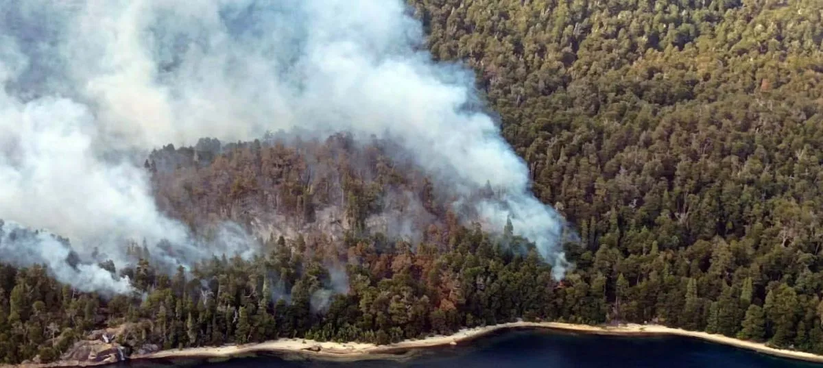 Se incendiaron 400 hectáreas en el Parque Nacional Nahuel Huapi