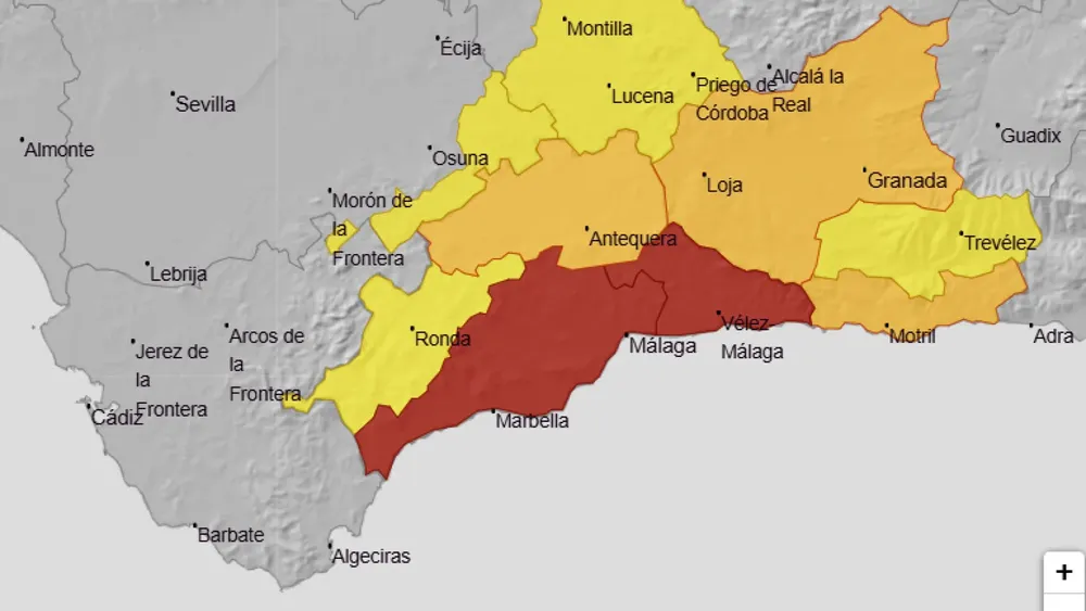 Alerta roja en España: nueva DANA azota Tarragona y Málaga