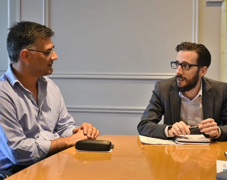 El intendente de Ramallo proyectó obras con el ministro Simone