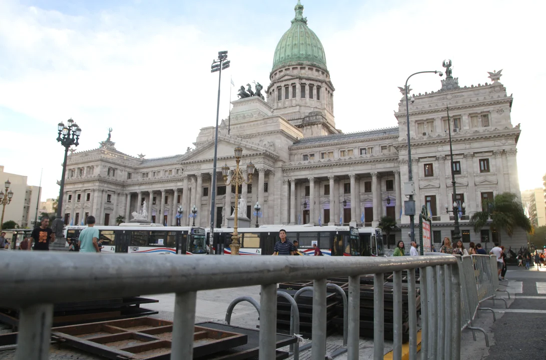 Congreso vallado