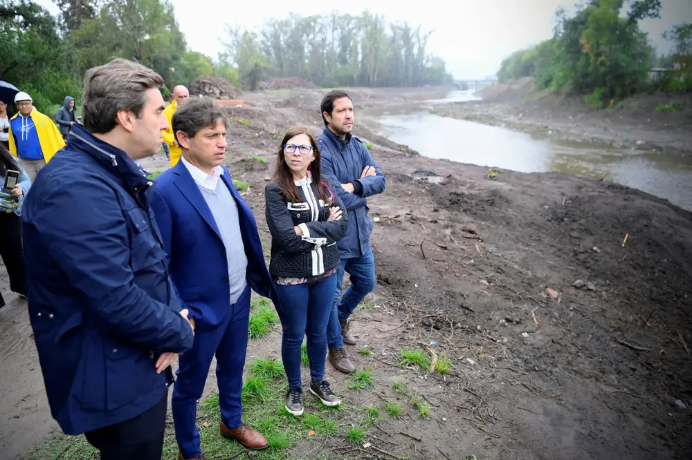 Kicillof y Boto recorrieron las obras del Río Luján1 Kicillof y Boto recorrieron las obras del Río Luján1