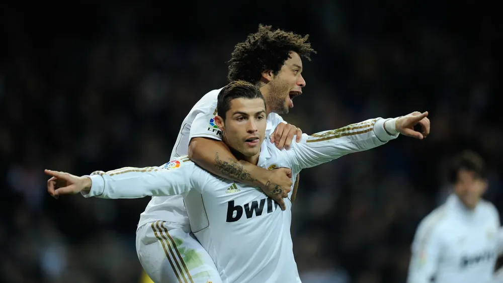Marcelo y Cristiano Ronaldo