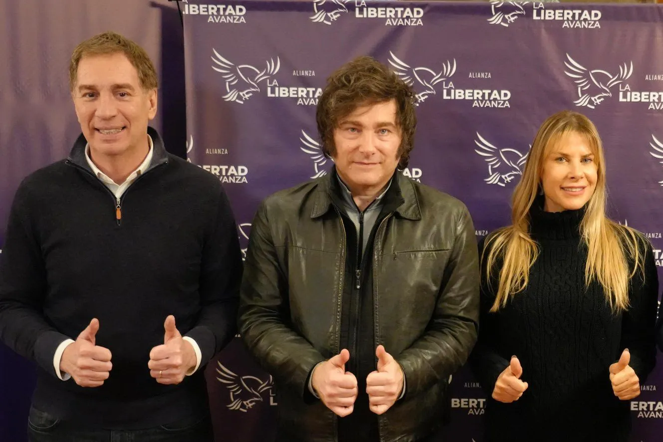 Santilli, Milei y Reichardt Santilli, Milei y Reichardt