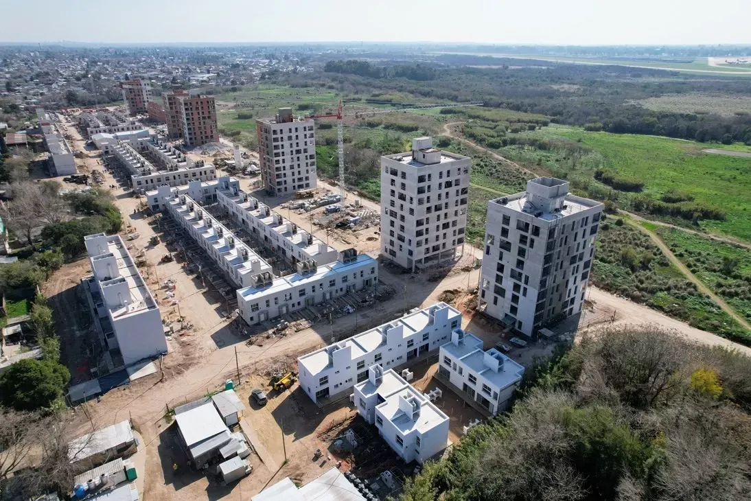 Viviendas en construcción del programa Procrear II
