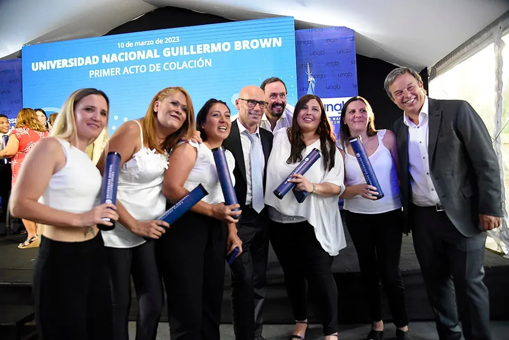 Cascallares destacó que la Universidad Nacional Guillermo Brown (UNaB) está cumpliendo sus primeros diez años