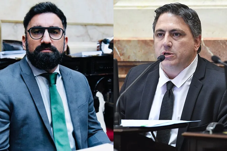 Diputado del PRO Francisco Bongiovanni (Santa Fe) y senador de La Libertad Avanza Francisco Paoltroni (Formosa)
