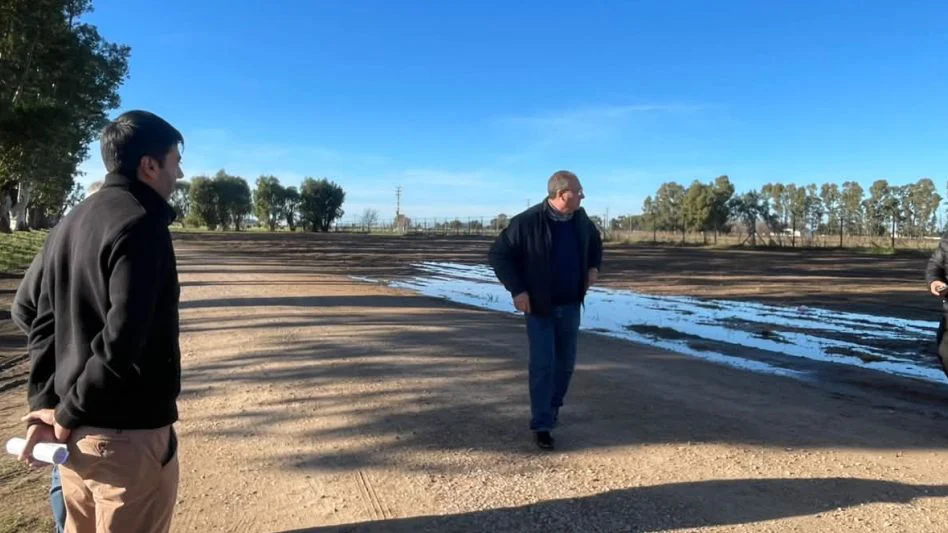 Capra recorrió obras en General Alvear 2