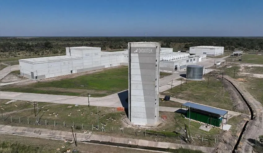 La planta de uranio de Dioxitex una obra parada por decisión del gobierno
