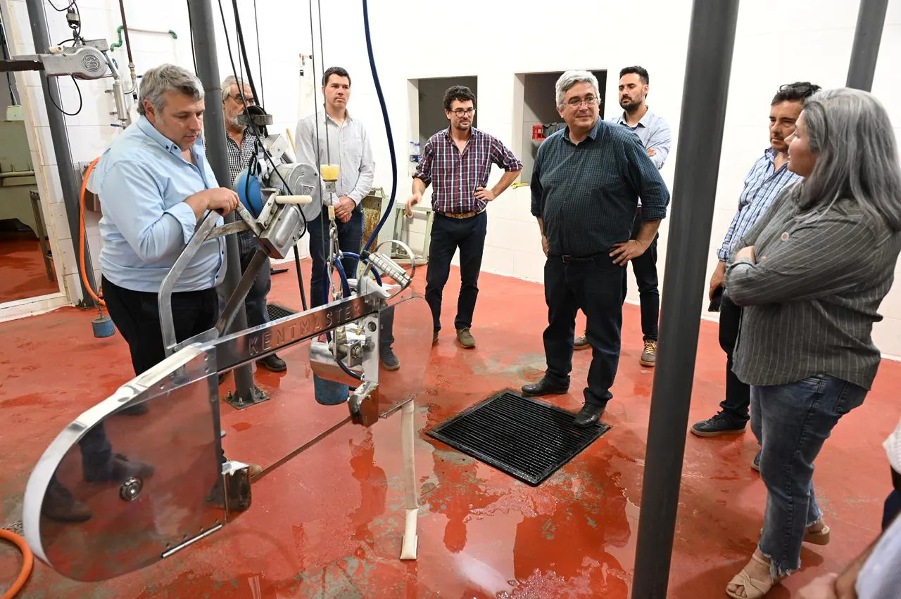 Nobre Ferreira presentó la nueva sierra de corte de media res 2