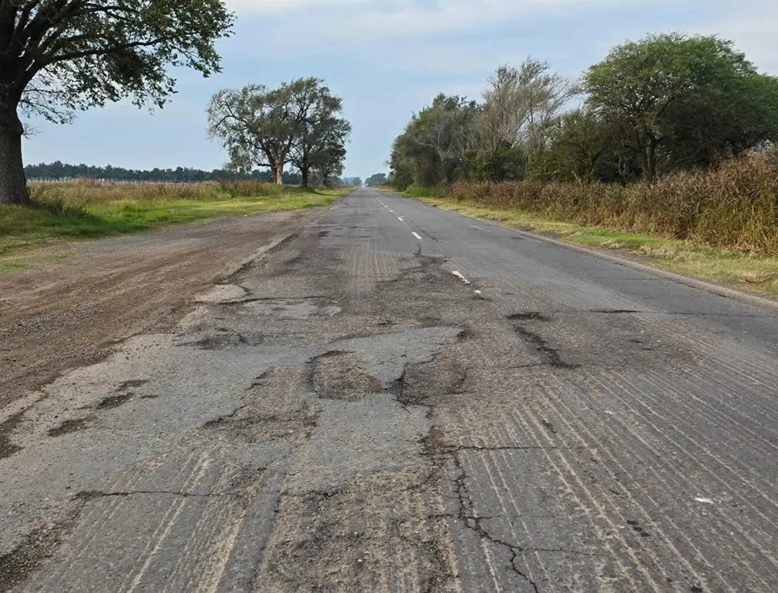 La mitad de las rutas nacionales en PBA, en estado crítico