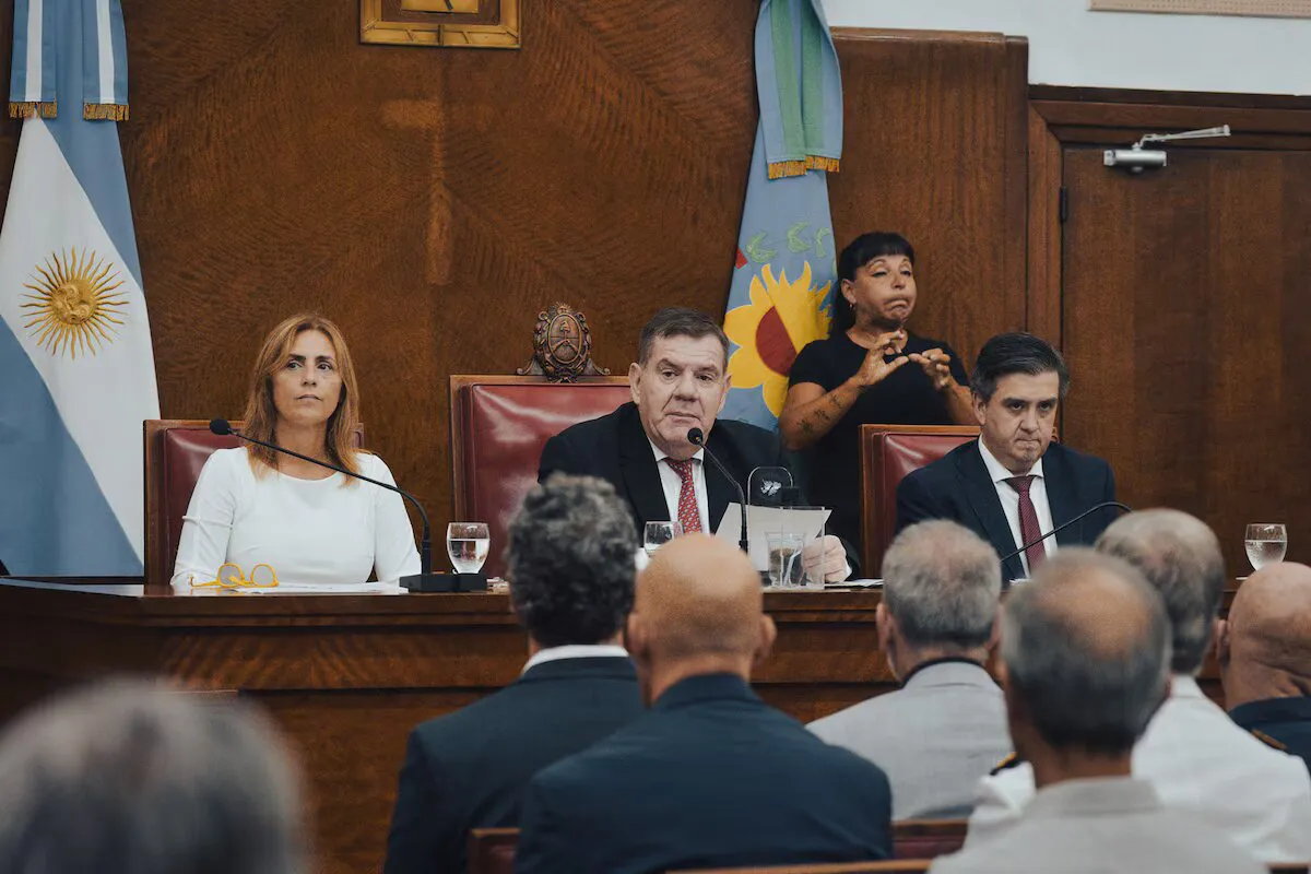 Montenegro abrió sesiones en Mar del Plata.