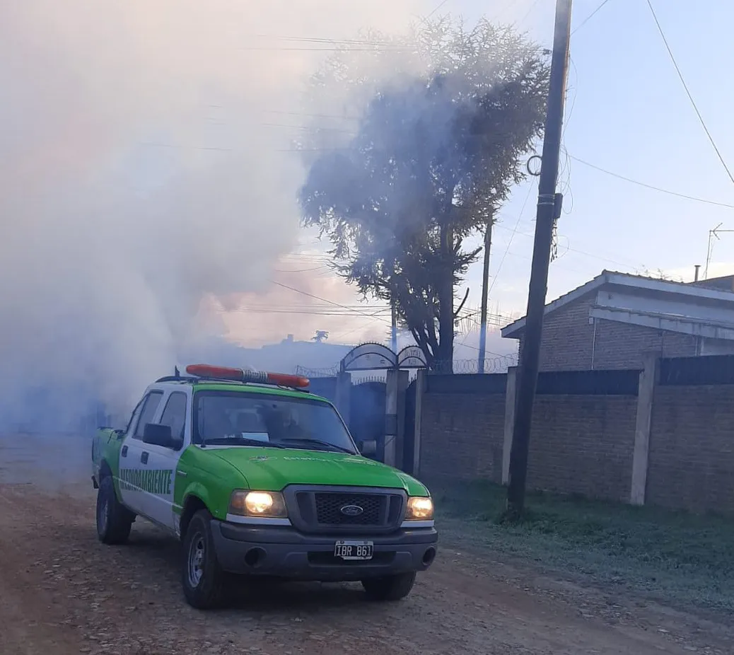 Avanzan las tareas de fumigación en Esteban Echeverría