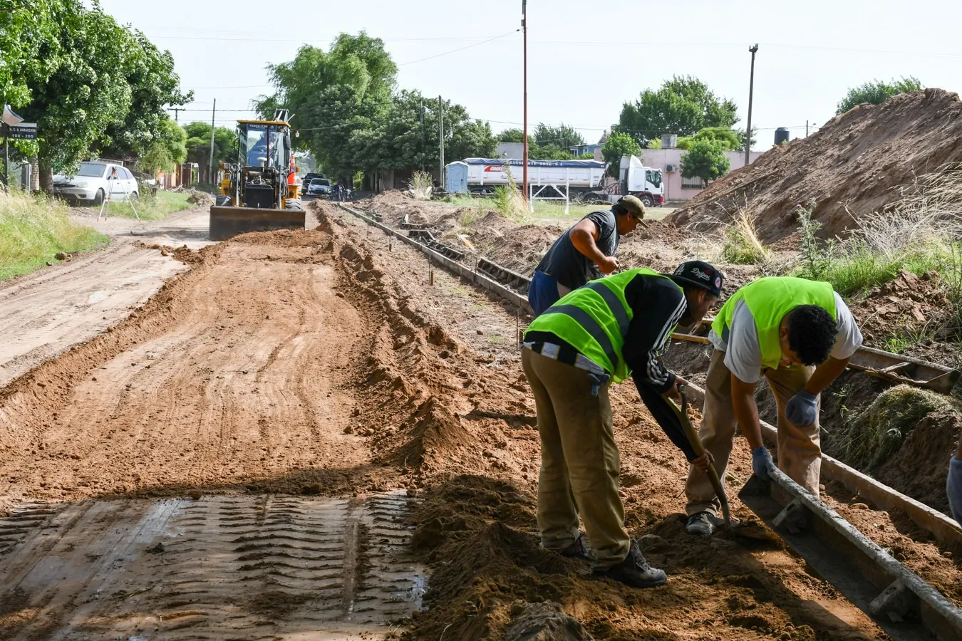 Avanzan las obras en Bragado.
