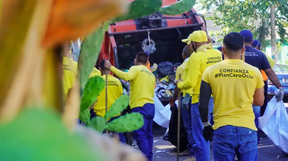 Presos de El Salvador que participan del “Programa Cero Ocio”