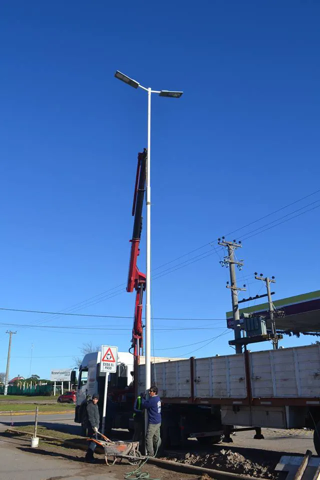 Di Cesare avanza con las obras viales