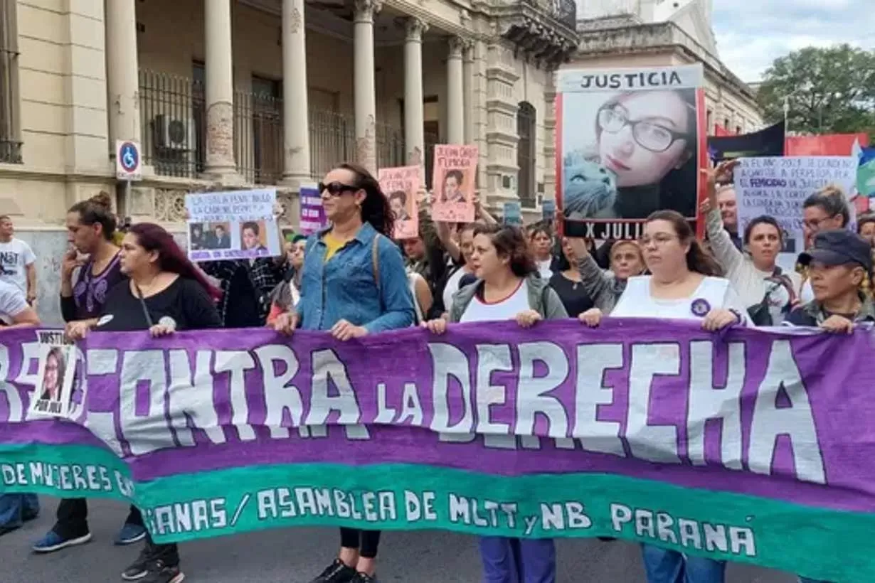 Mujeres y diversidades marchan por sus derechos al Congreso y en todo el país