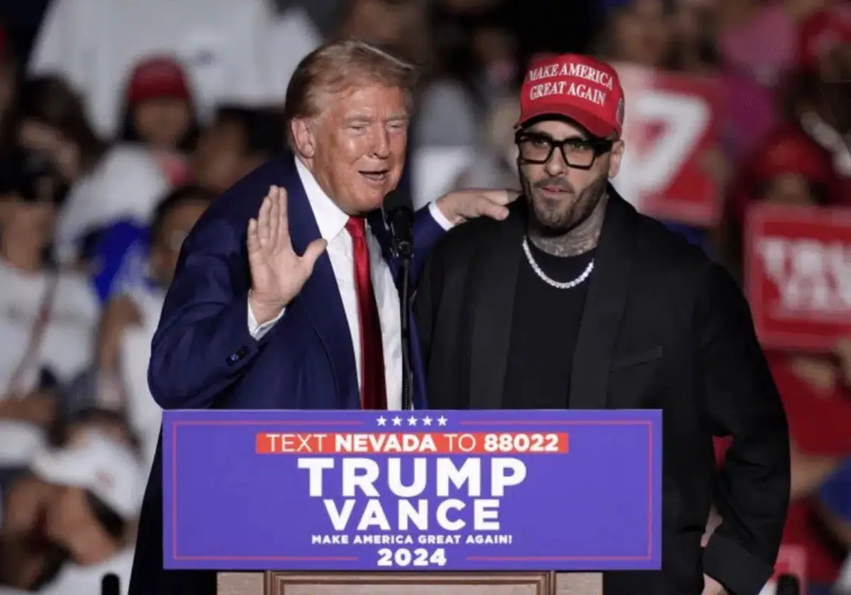 Donald Trump y Nicky Jam