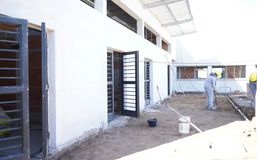 Obras clave en Trenque Lauquen renovación en la Escuela Municipal y nuevo Centro de Salud Mental 2