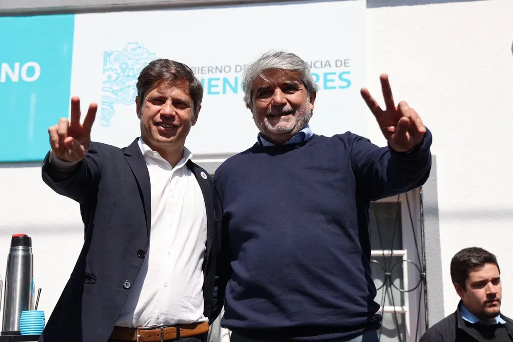 Axel Kicillof y Walter Correa.