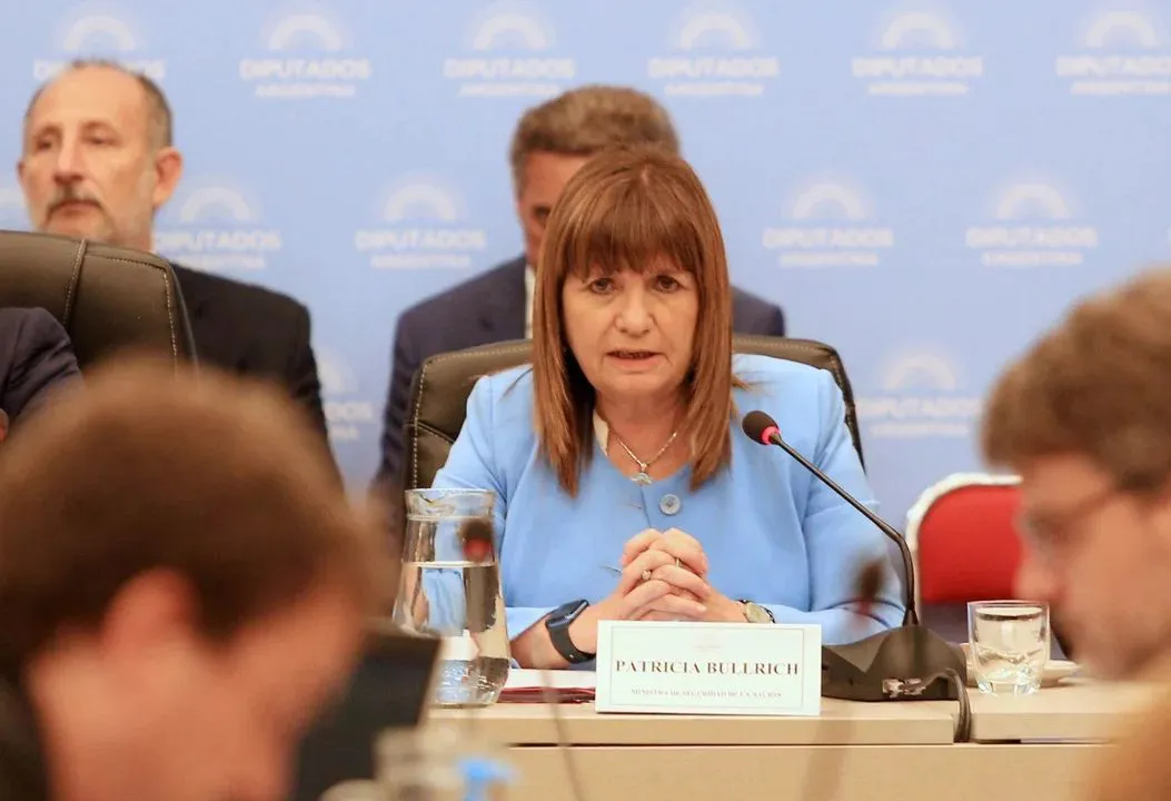 Patricia Bullrich ministra de Seguridad en Diputados