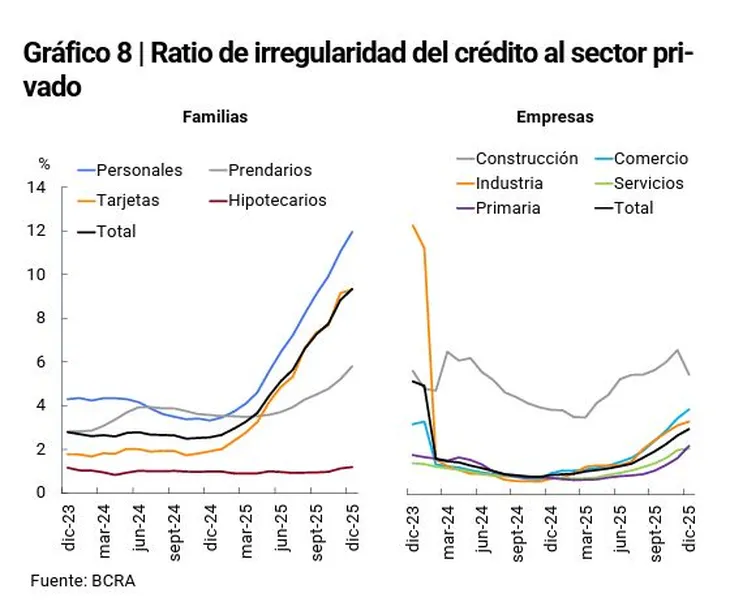 Morosidad 2025 BCRA