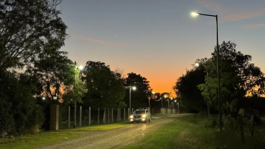 Luján apuesta a la sustentabilidad con más luminarias LED en espacios clave