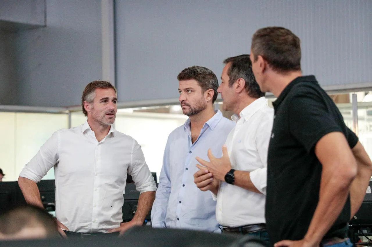 Nanni visitó a su par de Pilar, Federico Achával.