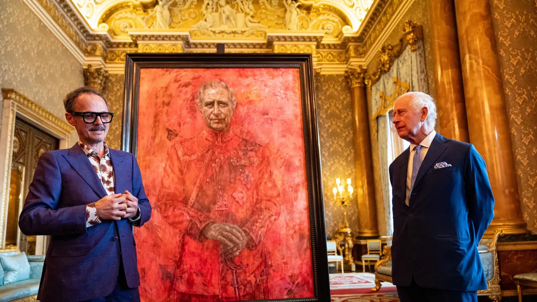 Primer retrato oficial de Carlos III