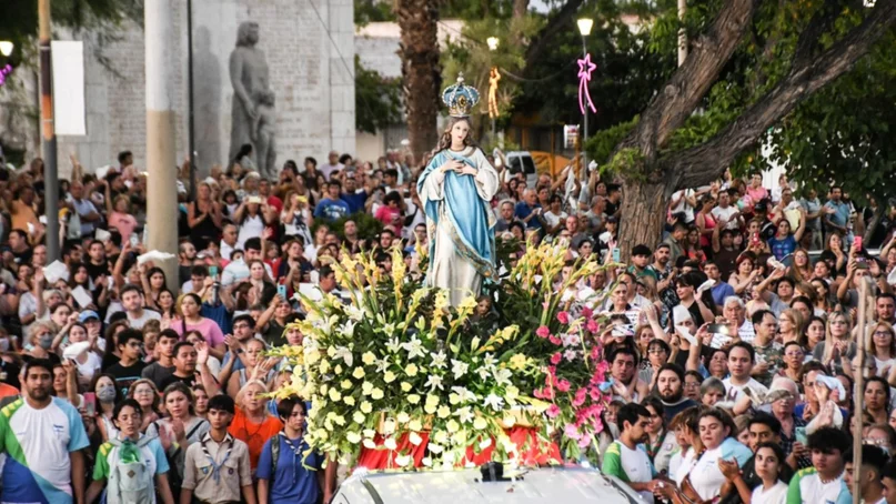 Celebración en el Día de la Inmaculada Concepción en Argentina